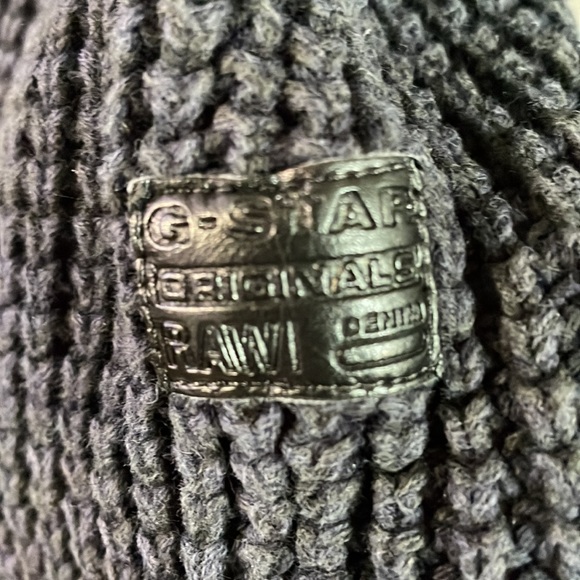 G-Star Raw Crew Neck Sweater in Navy Blue - Picture 10 of 11